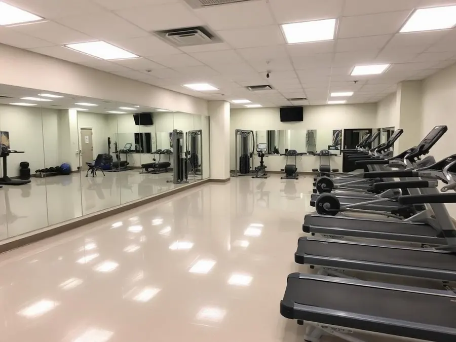 Fitnessstudio-Boden – nachher